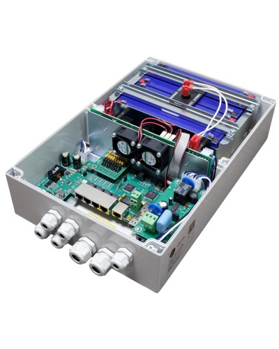Tfortis PSW-1G4F UPS. Коммутатор с питанием по PoE. TFortis в Ангарске