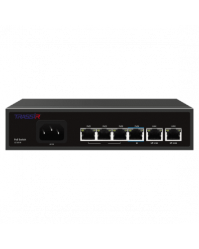 TR-NS1206-65-4PoE. Коммутатор с PoE. Trassir в Ангарске