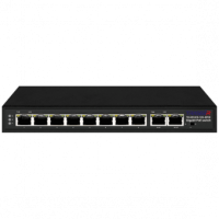 TR-NS1410-120-8POE. Коммутатор с PoE. Trassir