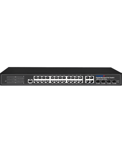 TR-NS24284C-400-24PoE. Коммутатор с PoE. Trassir в Ангарске