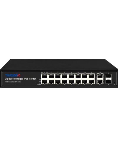 TR-NS24202S-300-16PoE. Коммутатор с PoE. Trassir в Ангарске