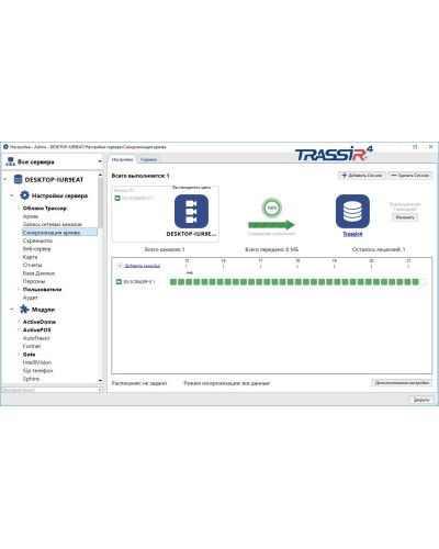 TRASSIR NetSync. Программное обеспечение для IP систем видеонаблюдения. Trassir в Ангарске
