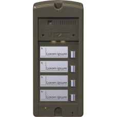 БВД-306FCP-4. Блок вызова домофона. VIZIT