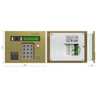 БВД-431DXKCB. Вызывная панель цветная. VIZIT