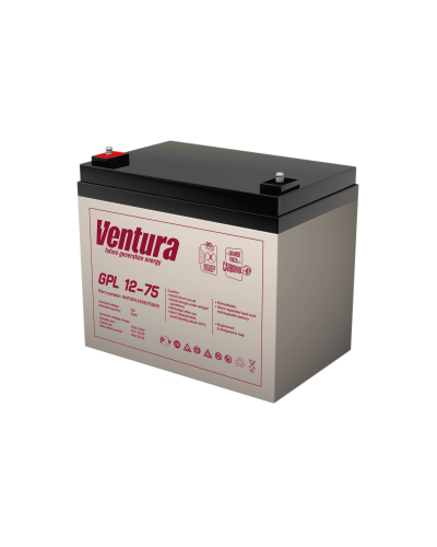 Ventura GPL 12-75. Аккумулятор герметичный свинцово-кислотный. Ventura в Ангарске