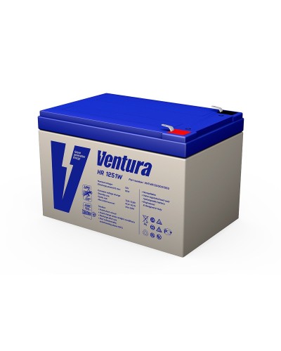 Ventura HR 1251W. Аккумулятор герметичный свинцово-кислотный. Ventura в Ангарске