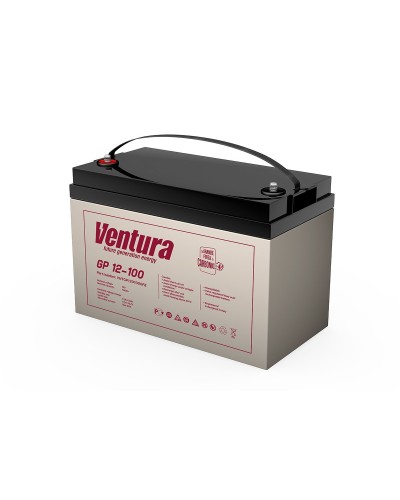 Ventura GP 12-100. Аккумулятор герметичный свинцово-кислотный. Ventura в Ангарске