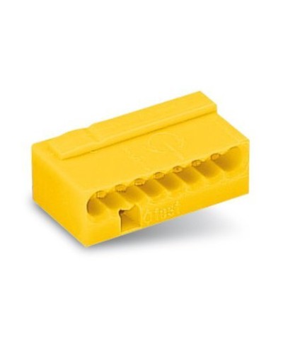 WAGO 243-508 Клемма MICRO 8-проводная желтая. Клемма для распределительных коробок. WAGO в Ангарске