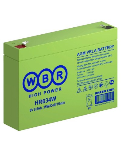 WBR HR634W. Аккумулятор герметичный свинцово-кислотный. WBR в Ангарске