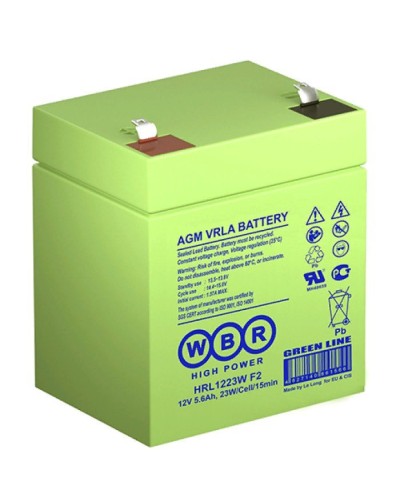 WBR HRL1223W F2. Аккумулятор герметичный свинцово-кислотный. WBR в Ангарске