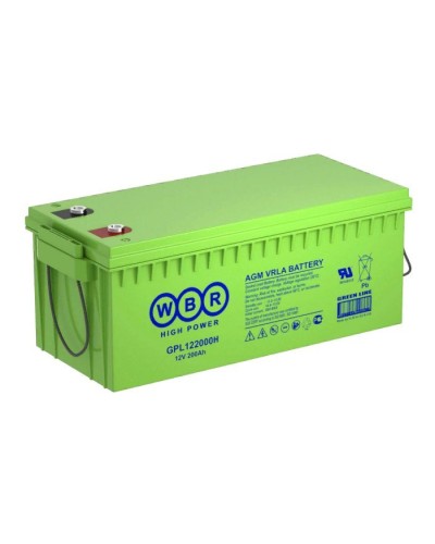 WBR GPL122000H. Аккумулятор герметичный свинцово-кислотный. WBR в Ангарске