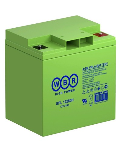 WBR GPL12280H. Аккумулятор герметичный свинцово-кислотный. WBR в Ангарске