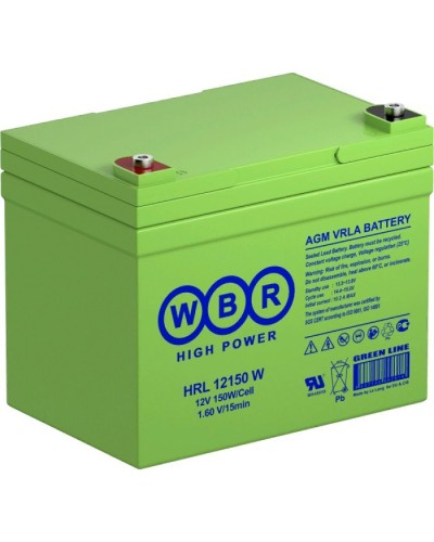 WBR HRL12150W. Аккумулятор герметичный свинцово-кислотный. WBR в Ангарске