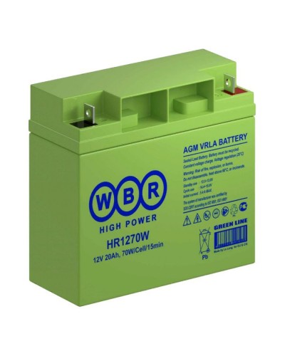 WBR HR1270W. Аккумулятор герметичный свинцово-кислотный. WBR в Ангарске