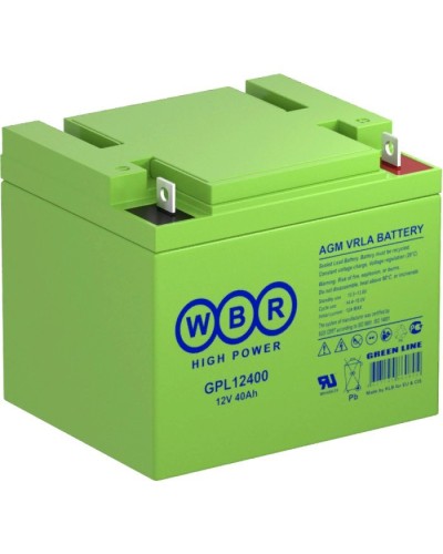 WBR GPL12400. Аккумулятор герметичный свинцово-кислотный. WBR в Ангарске