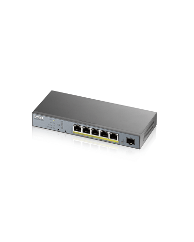 GS1350-6HP-EU0101F. L2 коммутатор PoE+ для IP-видеокамер. ZYXEL в Ангарске