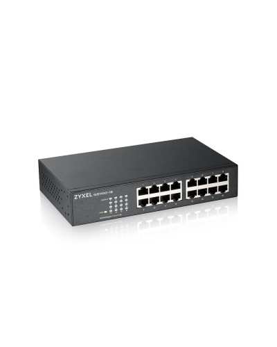 GS1100-16-EU0103F. Коммутатор 16xGE, rack 19, бесшумный. ZYXEL в Ангарске