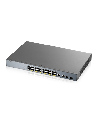 GS1350-26HP-EU0101F. L2 коммутатор PoE+ для IP-видеокамер rack 19. ZYXEL в Ангарске