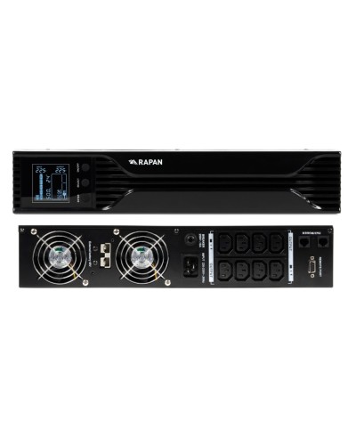 RAPAN-UPS 3000 RACK+4х9Ah (RAPAN-UPS 3000-RACK-IN-4х9-E) (8960). Бесперебойный источник питания. Бастион в Ангарске