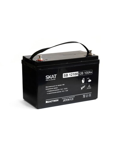 SKAT SB 12100 (2542). Аккумулятор герметичный свинцово-кислотный. Бастион в Ангарске