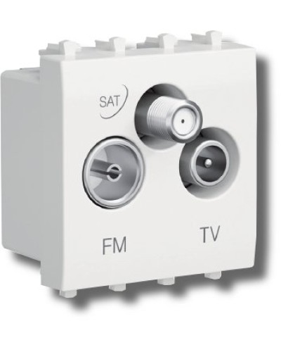Розетка TV-FM-SAT Avanti 1 модуль черный квадрат (4402532): Розетка TV-FM-SAT в Ангарске