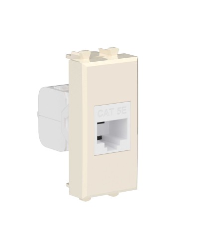 Розетка RJ-45, кат.5E, Avanti, 1 модуль, ванильная дымка (4405661): Розетка компьютерная модульная в Ангарске