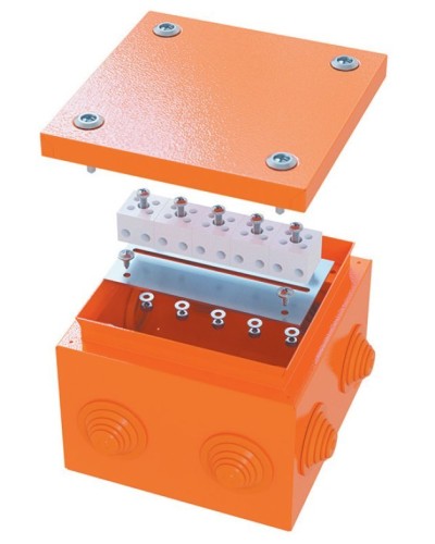 Коробка FS 150х150х80 4P (FSK30410): Коробка ответвительная огнестойкая стальная в Ангарске