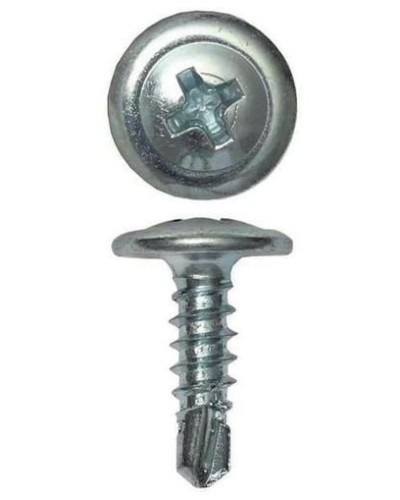 Саморез с пресс-шайбой 4.2х41 со сверлом (200 шт) (CM274041). Саморез с пресс-шайбой. ДКС в Ангарске