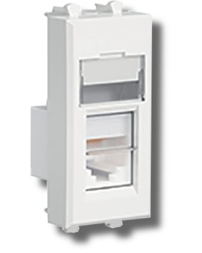 Розетка RJ-45 Avanti 1 модуль ванильная дымка (4405461): Розетка компьютерная в Ангарске