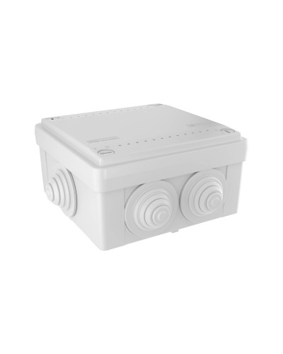 Коробка ответвительная с кабельными вводами IP55, 100х100х50 (53801). Коробка ответвительная. ДКС в Ангарске