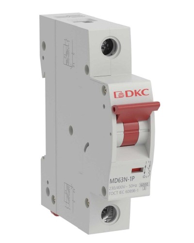 YON max MD63N 1P 6А 6кА C (MD63N-1PC6). Автоматический выключатель. ДКС в Ангарске