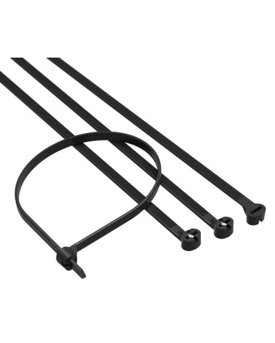 Хомут 4,8x370 P6.6, черный (100шт) (21319SR): Хомут с двойным замком в Ангарске