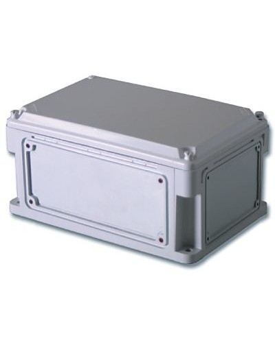 Корпус RAM box 400х200х146, высота крышки 21 мм, IP67 (542210). Корпус с фланцами и непрозрачной крышкой, без монтажной платы. ДКС в Ангарске