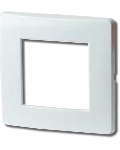 Рамка на 2 модуля (одноместная), белая (75010W): Рамка одноместная, Brava в Ангарске