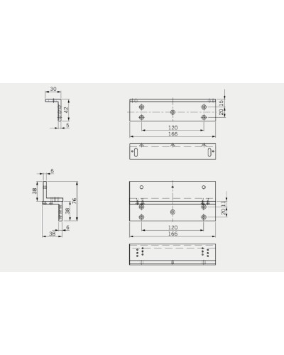 L+Z кронштейн для EMC 1200 ALH. L+Z кронштейн для EMC 1200 ALH. dormakaba в Ангарске