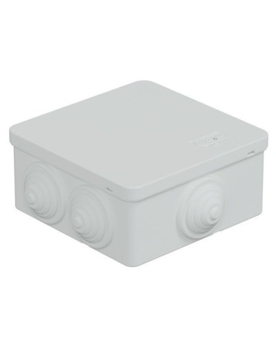 Коробка JBS101 100х100х55, 6 вых., IP55, белая (44037W-1). Коробка монтажная. Экопласт в Ангарске