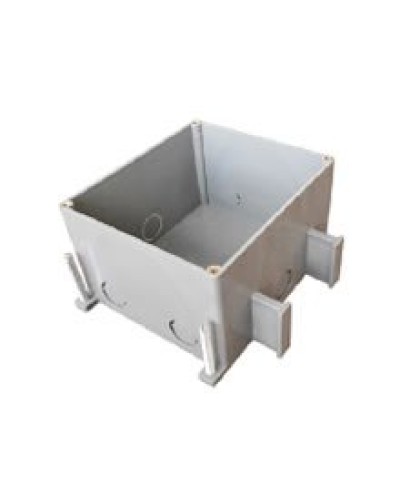 Коробка для люков в пол на 2 поста BOX/2+2ST66 (70125): Коробка для люков в пол на 2 поста 45х45мм + 2 модуля 45х22,5 (70025), пластик в Ангарске