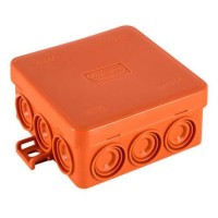 Коробка JBL085 85х85х38, 12 вых., 6P (0,15...2,5мм²) (43255HF): Коробка монтажная, огнестойкая, без галогена