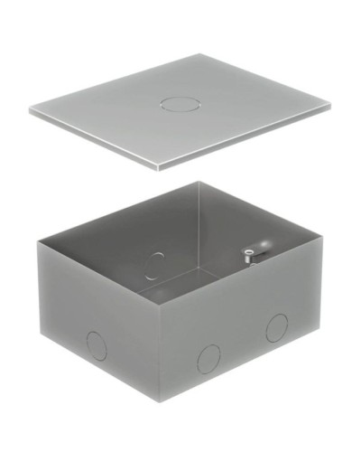 Коробка металлическая с крышкой для заливки в пол BOX/4 (70141): Коробка металлическая с крышкой для заливки в пол 159,6х133,6х75 мм, для люков 70040 в Ангарске