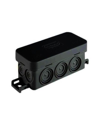 Коробка JBL090 90х42х40, 10 вых., IP55, черная (44055BL-1). Коробка монтажная. Экопласт в Ангарске