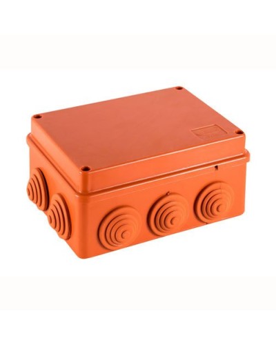 Коробка JBS150 150х110х70, 10 вых., 10P (0,15...2,5мм²) (43089HF). Коробка монтажная, огнестойкая, без галогена. Экопласт в Ангарске