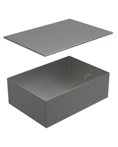 Коробка металлическая с крышкой для заливки в пол BOX/8-12 (70181): Коробка металлическая с крышкой для заливки в пол 309х217х105мм, для люков 70083, 70012 в Ангарске