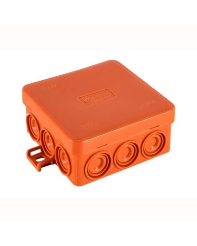Коробка JBL085 85х85х38, 12 вых., 2P (1,5-10мм²) (43715HF): Коробка монтажная, огнестойкая, без галогена в Ангарске