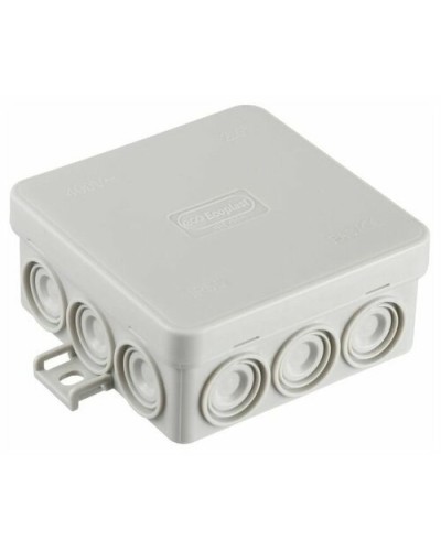 Коробка JBL085 85х85х38, 12 вых., 2P (0,15...4мм²) серая (43455HF-GR). Коробка монтажная, огнестойкая, без галогена. Экопласт в Ангарске