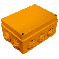 Коробка JBS150 150х110х70, 10 вых., 4P (1,5…10мм²) (43209HF): Коробка монтажная, огнестойкая, без галогена