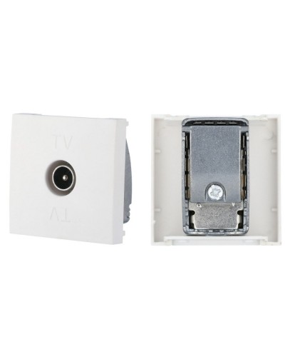 Розетка TV оконечная, белый LK45 (852104). Розетка TV. Экопласт в Ангарске