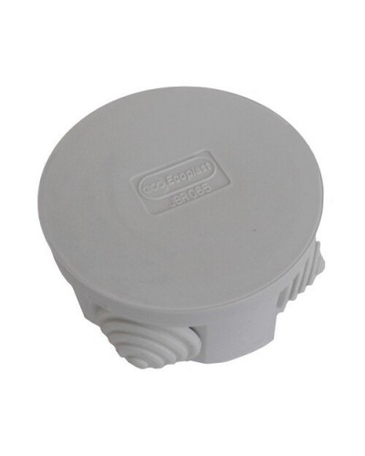 Коробка 3001 D70x36, 4 вых, IP55, серая (44001). Коробка монтажная. Экопласт в Ангарске