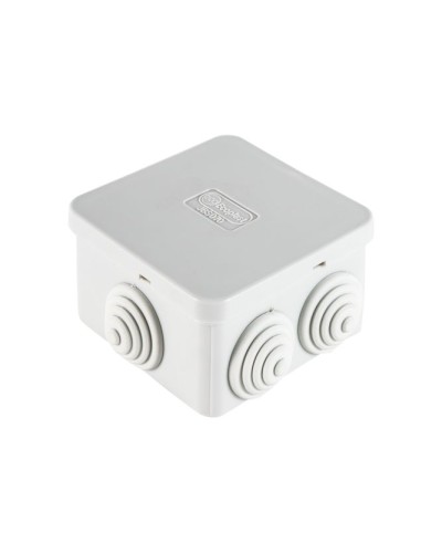 Коробка JBS070 70х70х40, 6 вых., IP44, белая (44056W-1). Коробка монтажная. Экопласт в Ангарске