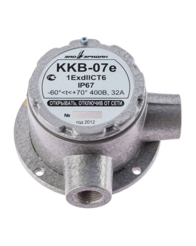 ККВ-07е-Ех-А-Р1-У-БК1, ШТ1/2+ШТ1/2. Коробка коммутационная взрывозащищенная угловая. Эридан в Ангарске