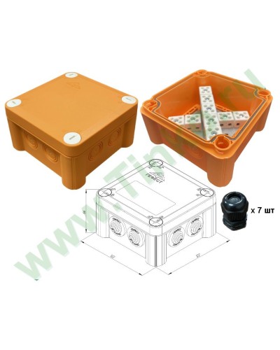 КМ-О-1212(П)(18к)-IP66(П6-12): Коробка монтажная огнестойкая в Ангарске